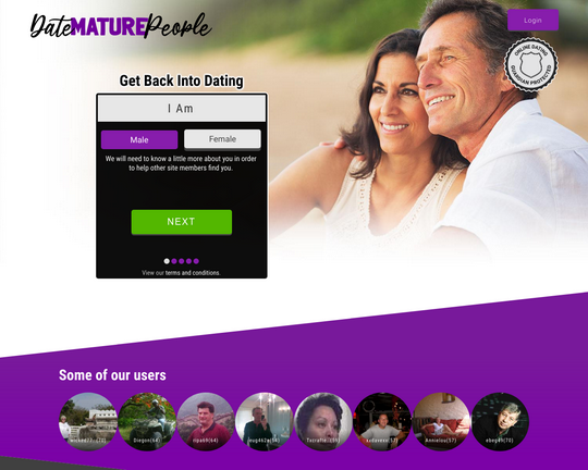 Date Mature People Logo