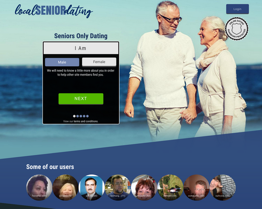 Local Senior Dating Logo