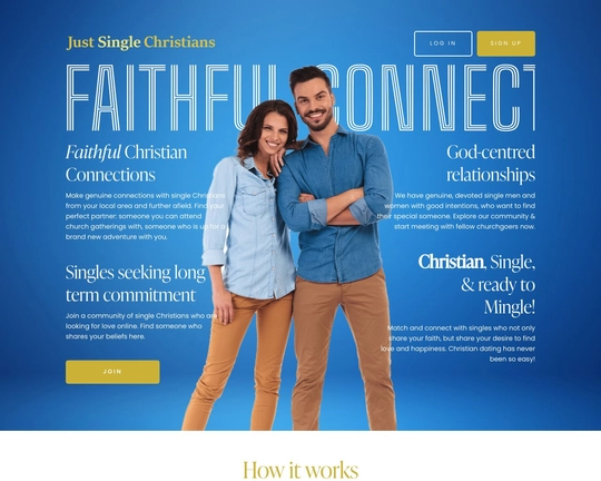 Just Single Christians Logo